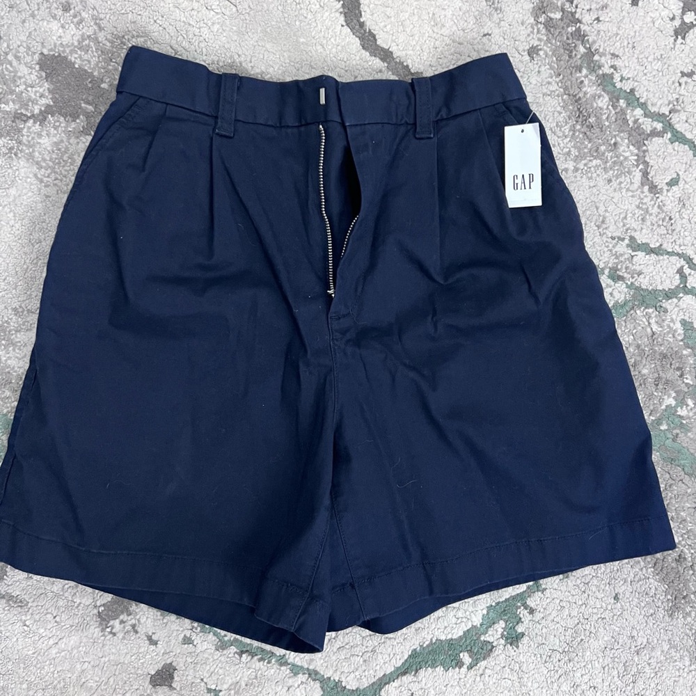 GAP Dark Navy Elastic Waist Shorts